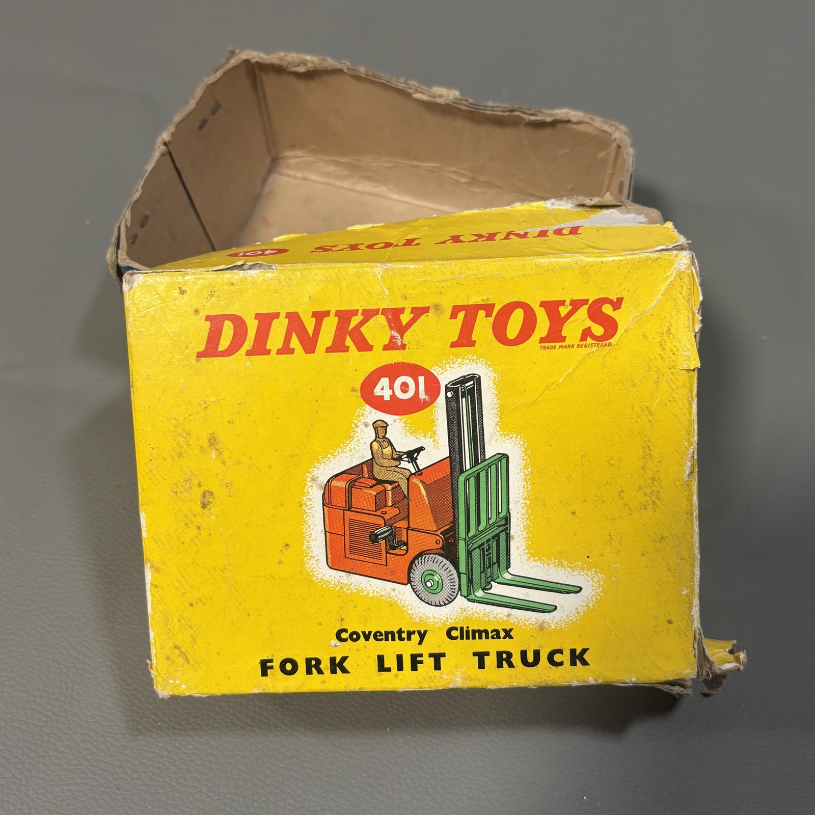 Vintage Dinky Toys 401 Coventry Climax Fork Lift Truck Original Box England