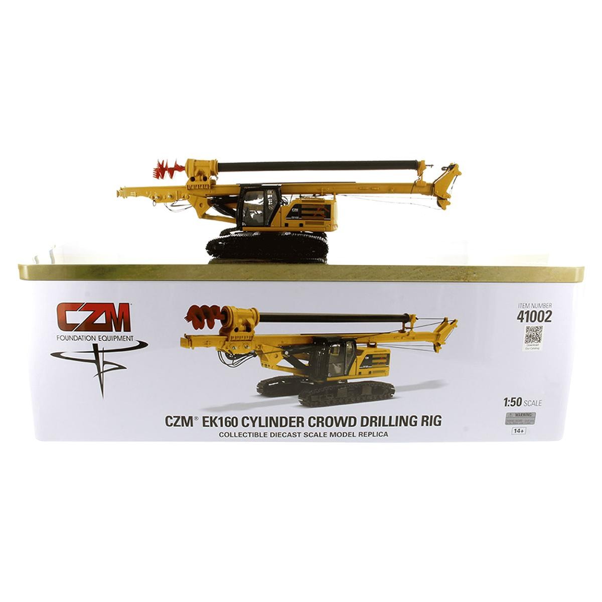 1/50 Diecast Masters CZM EK160 Cylinder Crowd Drilling Rig 41002