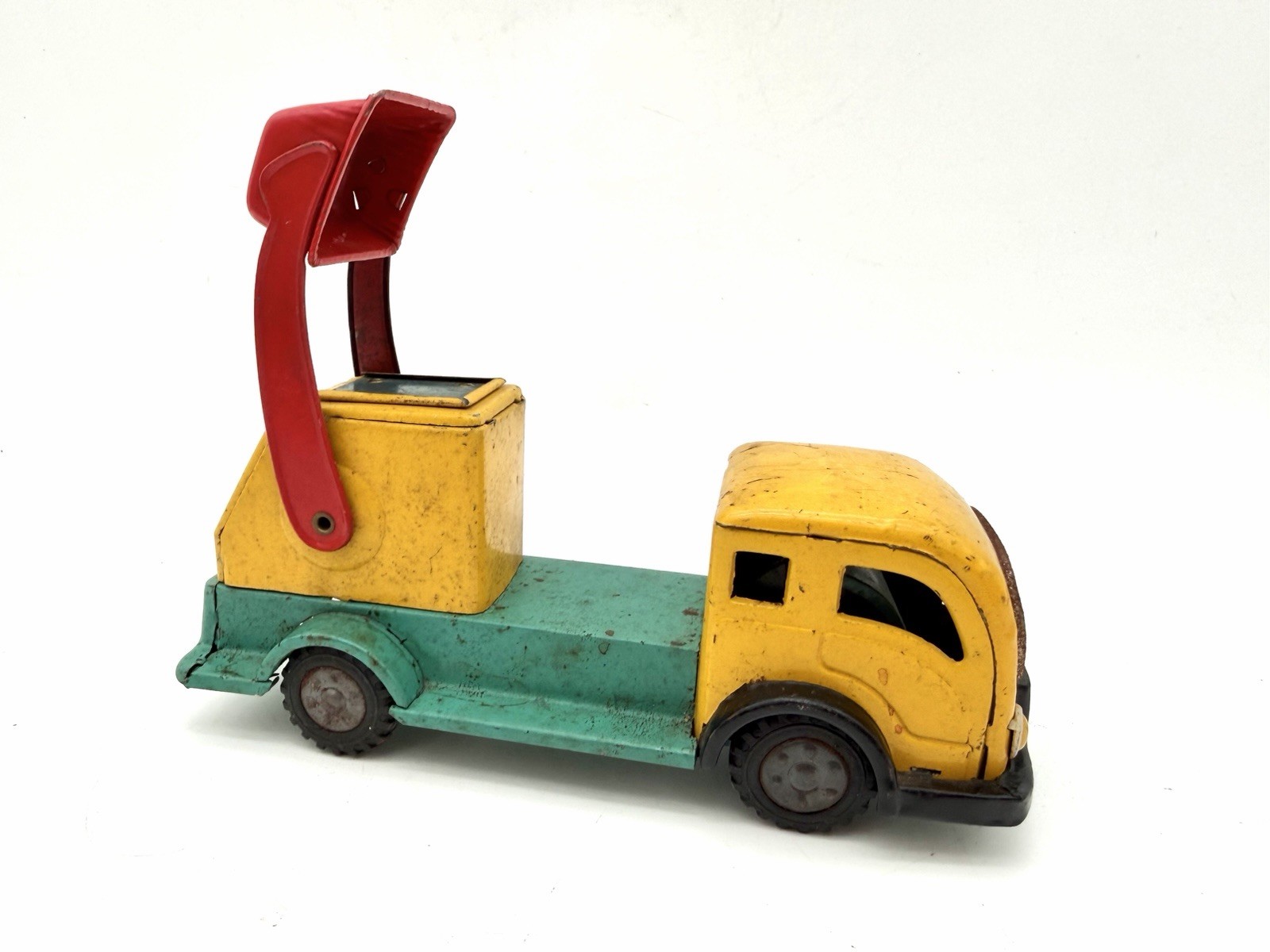 Vintage Pressed Steel Loader Truck Working Scoop 9 Inch Construction