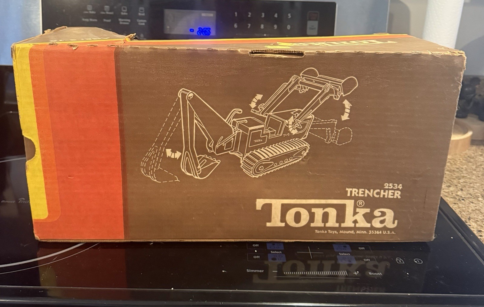 Vintage Tonka T-6 Trencher #2534 w/ Original Box – Rare Construction Toy