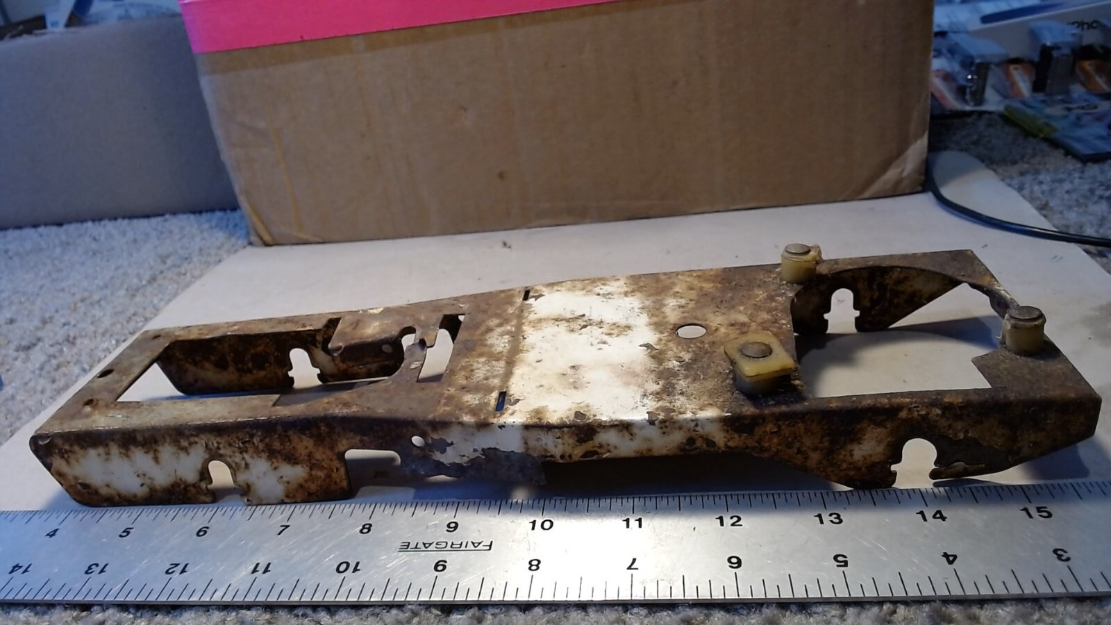 Vintage Pressed Steel Truck Frame 12.25 inches long or 1:18 Scale