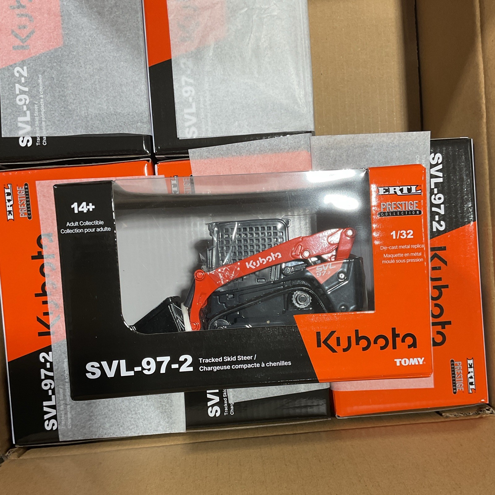 ERTL Prestige Kubota SVL-97-2 Tracked Skid Steer 1:32 Diecast Unopened