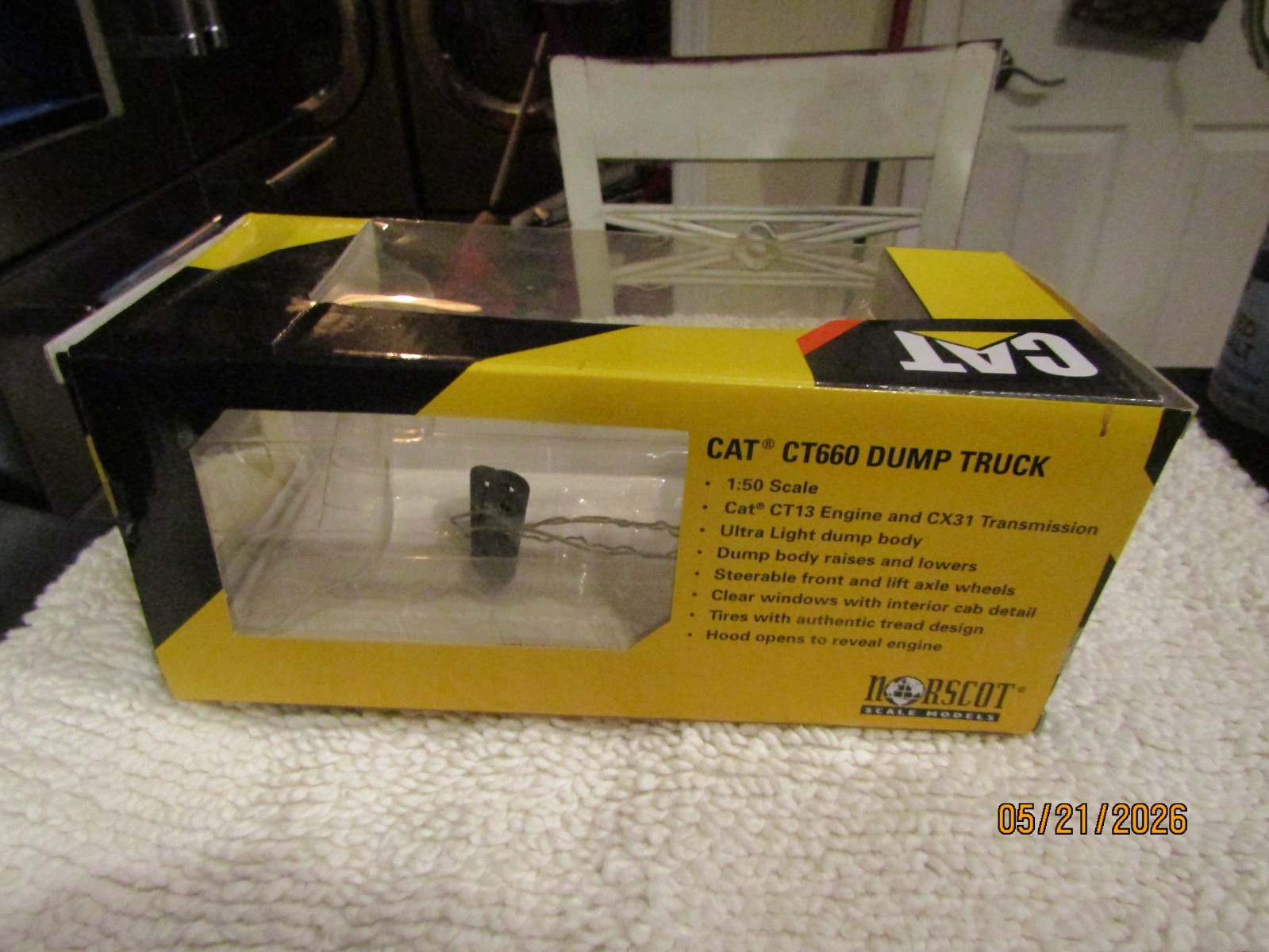 Norscot Scale Models 1:50 Cat Caterpilliar CT660 Dump Truck BOX ONLY 55502 2012