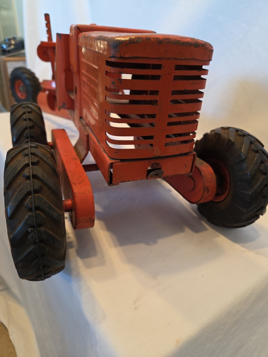 Doepke Model Toys Adams Road Grader Diesel Motor Steel 1950&rsquo;s Vintage Fair Cond