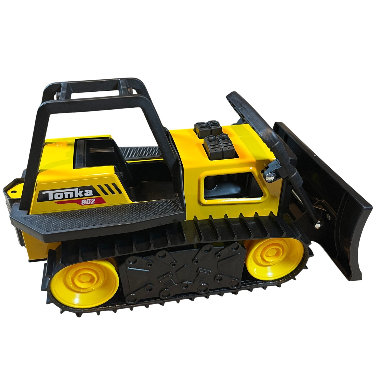 Tonka Steel Classics Bulldozer Yellow Black Construction Toy 06086