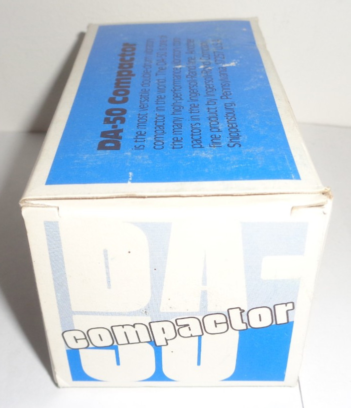 NZG #203 1/50 Ingersoll-Rand DA50 Vibratory Asphalt Roller Compactor – Boxed