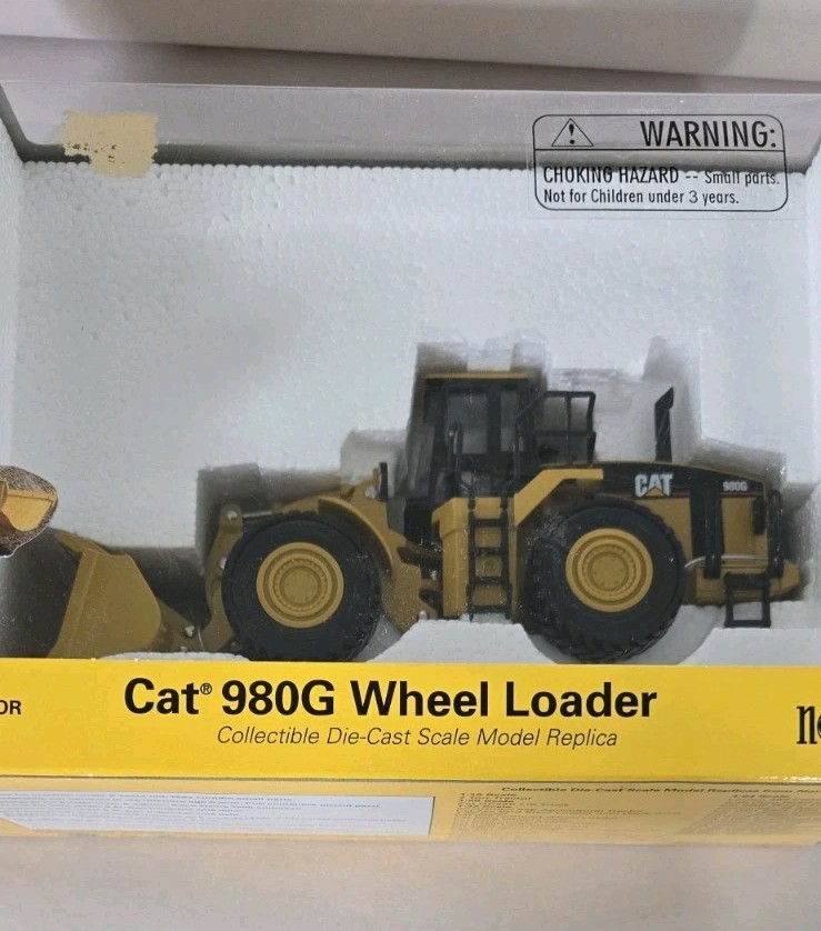 New In Box CAT 980G Wheel Loader – Norscot Models 1:50 Free Shipping