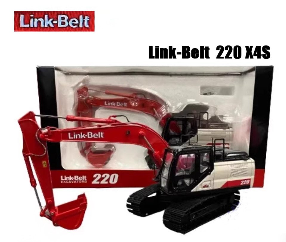 1:50 Link-Belt 220X4S Excavator Construction Machinery Equipment Diecast Model