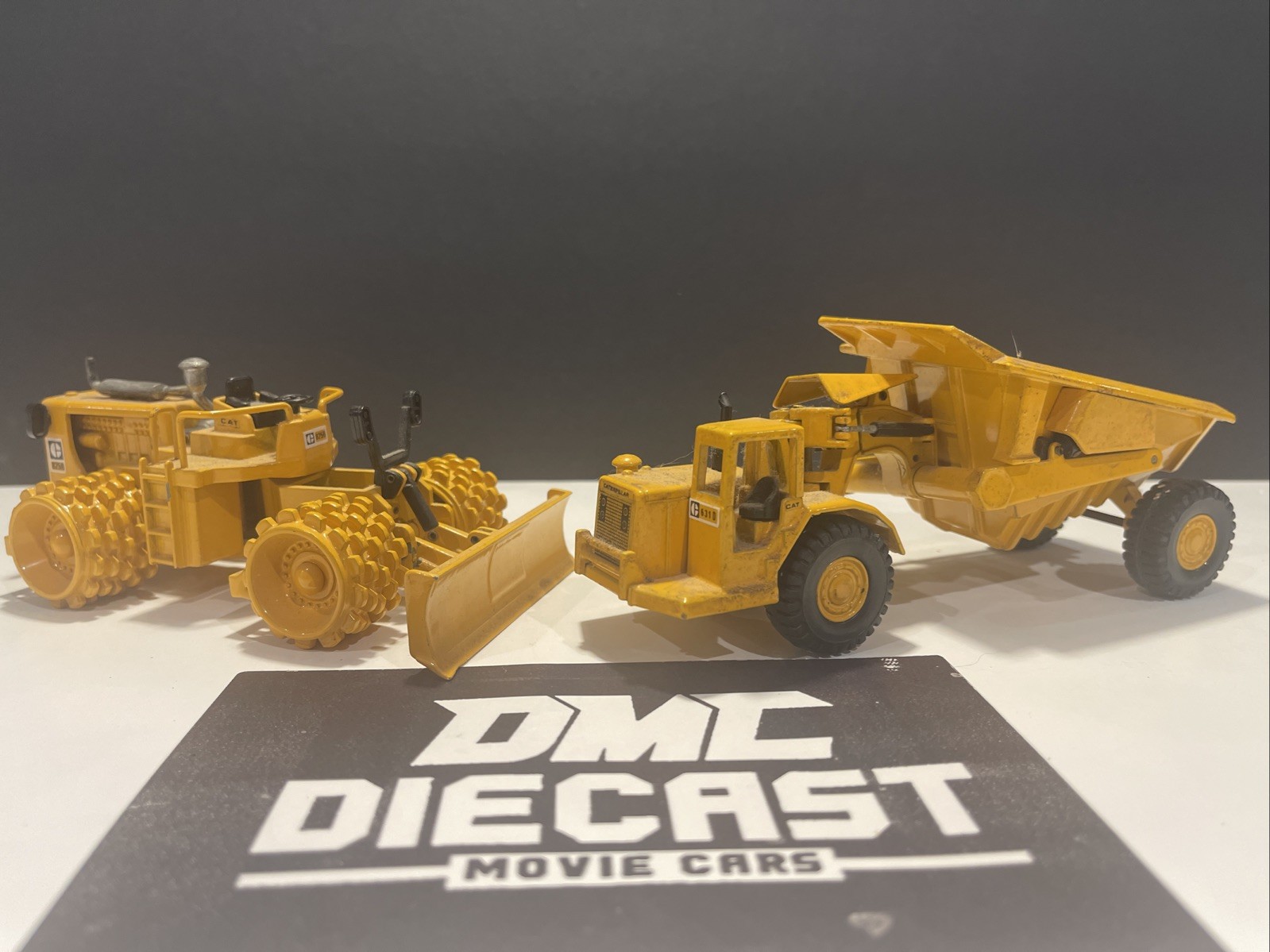 Vintage Gescha 825B & 631D CONSTRUCTION LOT OF 2 Pieces DAMAGED!