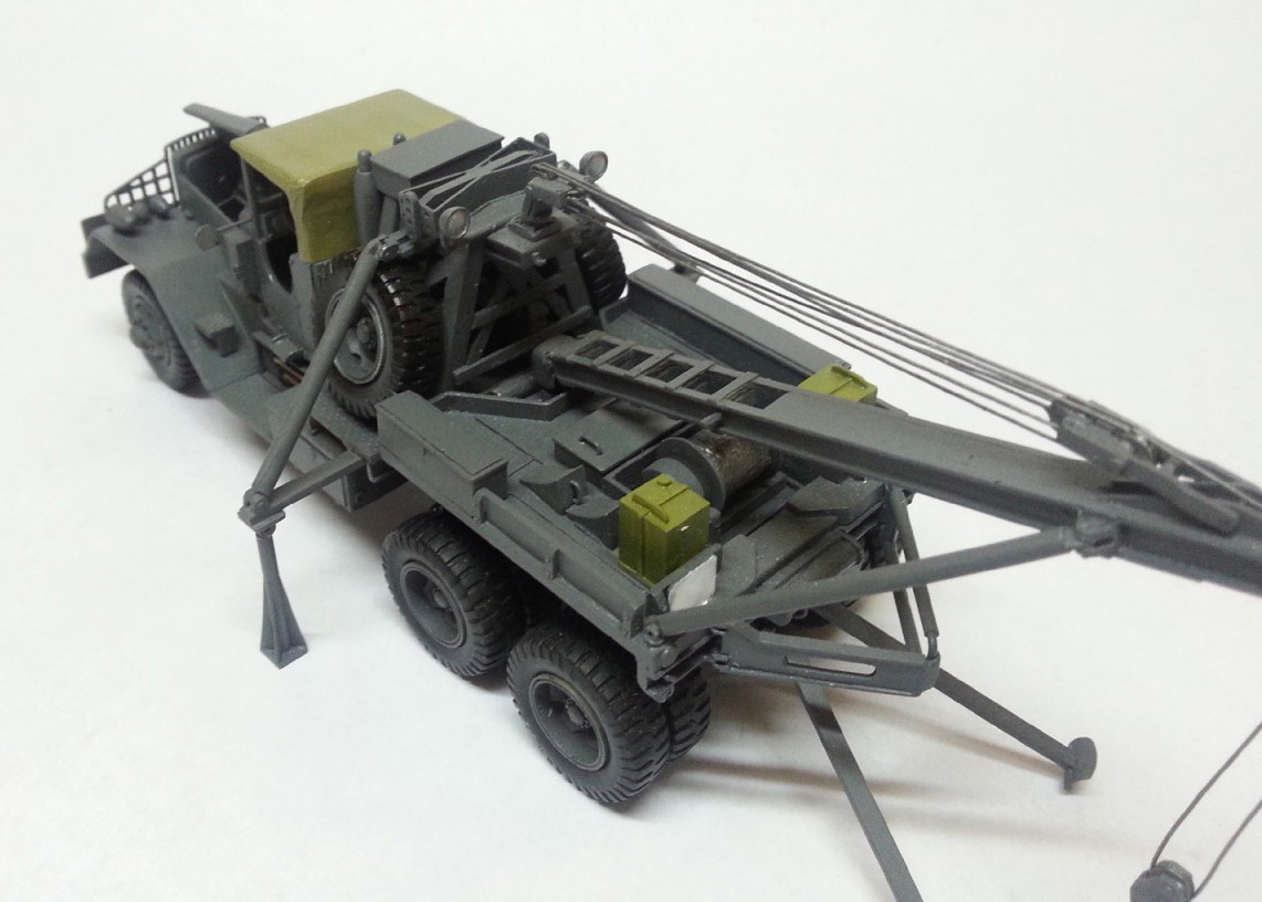 Resin 1/50 Ward LaFrance 6×6 Heavy Wrecker – Ready Made by Fankit Models