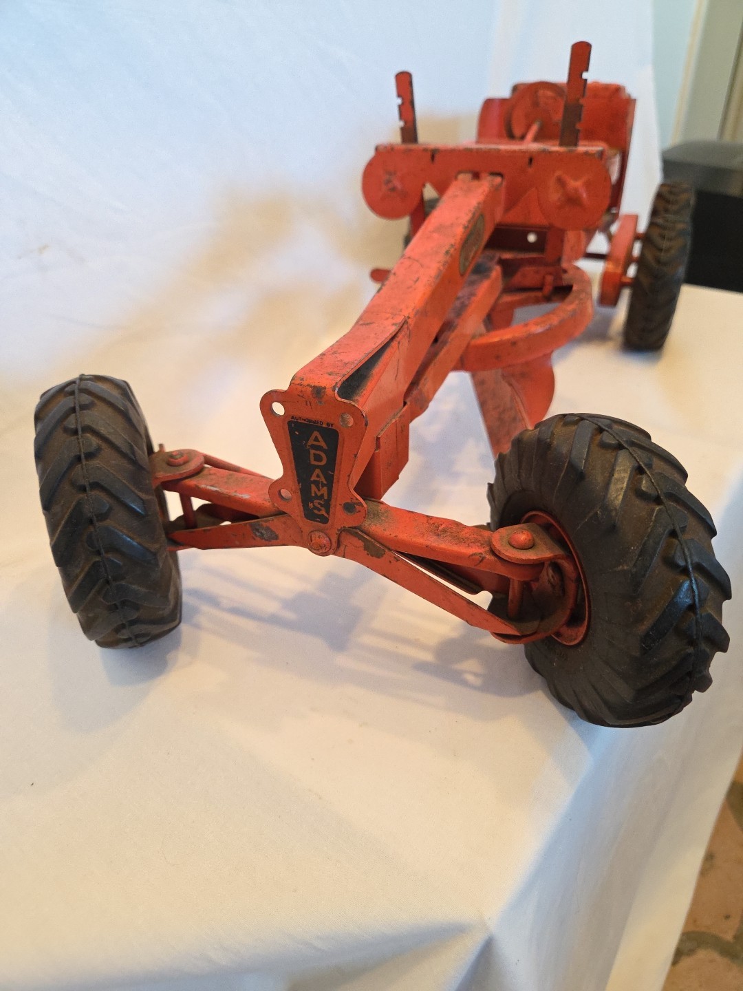 Doepke Model Toys Adams Road Grader Diesel Motor Steel 1950&rsquo;s Vintage Fair Cond