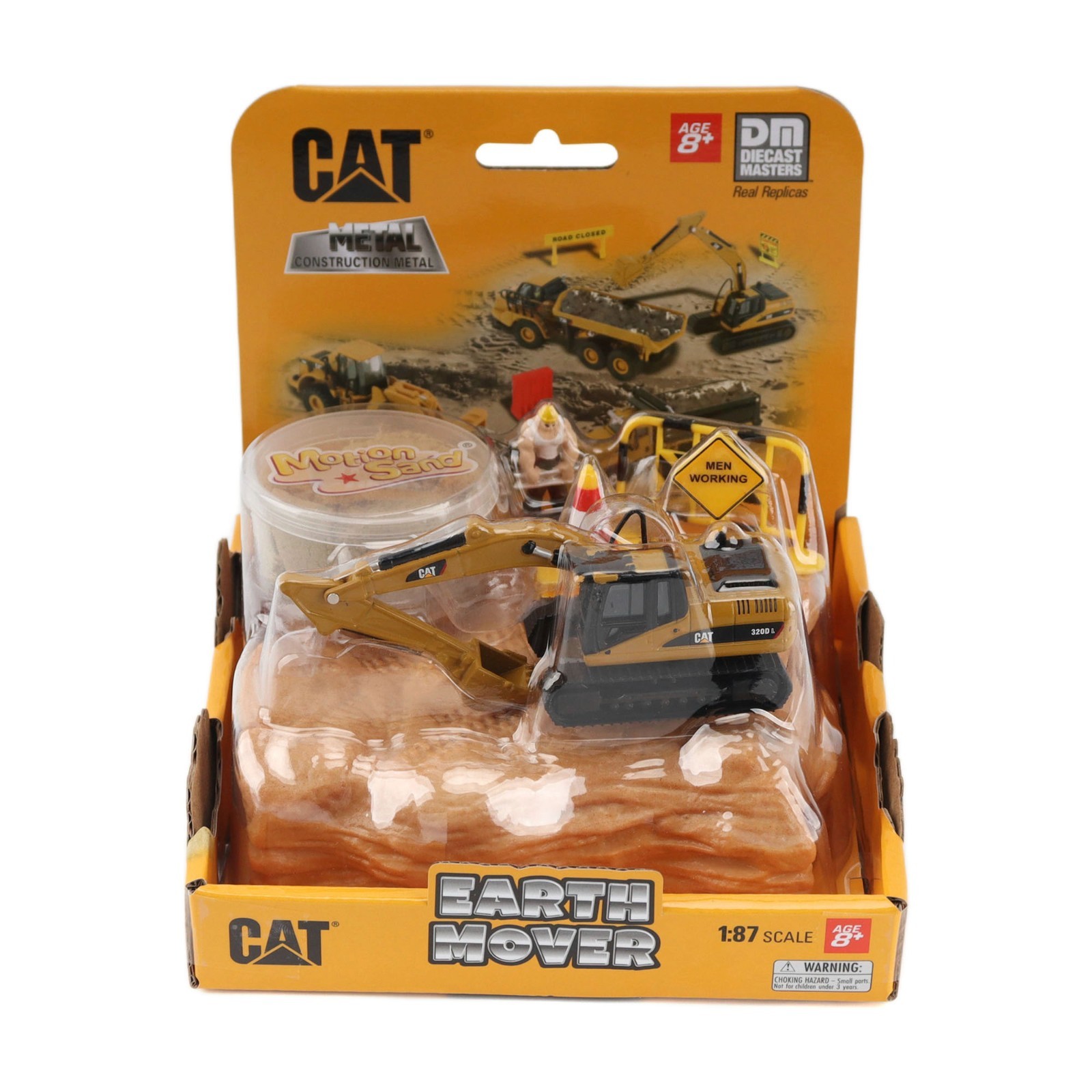 CAT M318D Wheel Excavator Playset 1:87 Scale Model – Diecast Masters 84551