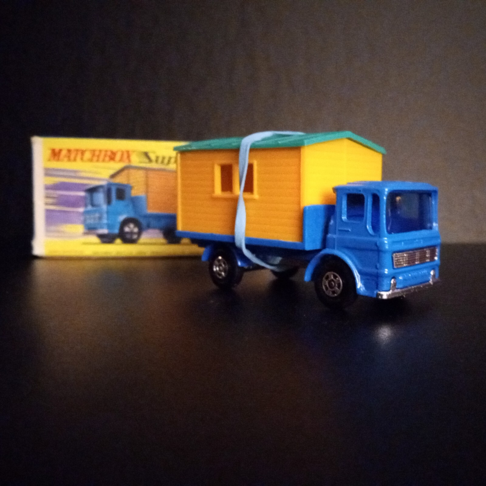 Matchbox Superfast #60 Office Site Truck « Rare Twin Rivet » In Orig G Box « Mint »