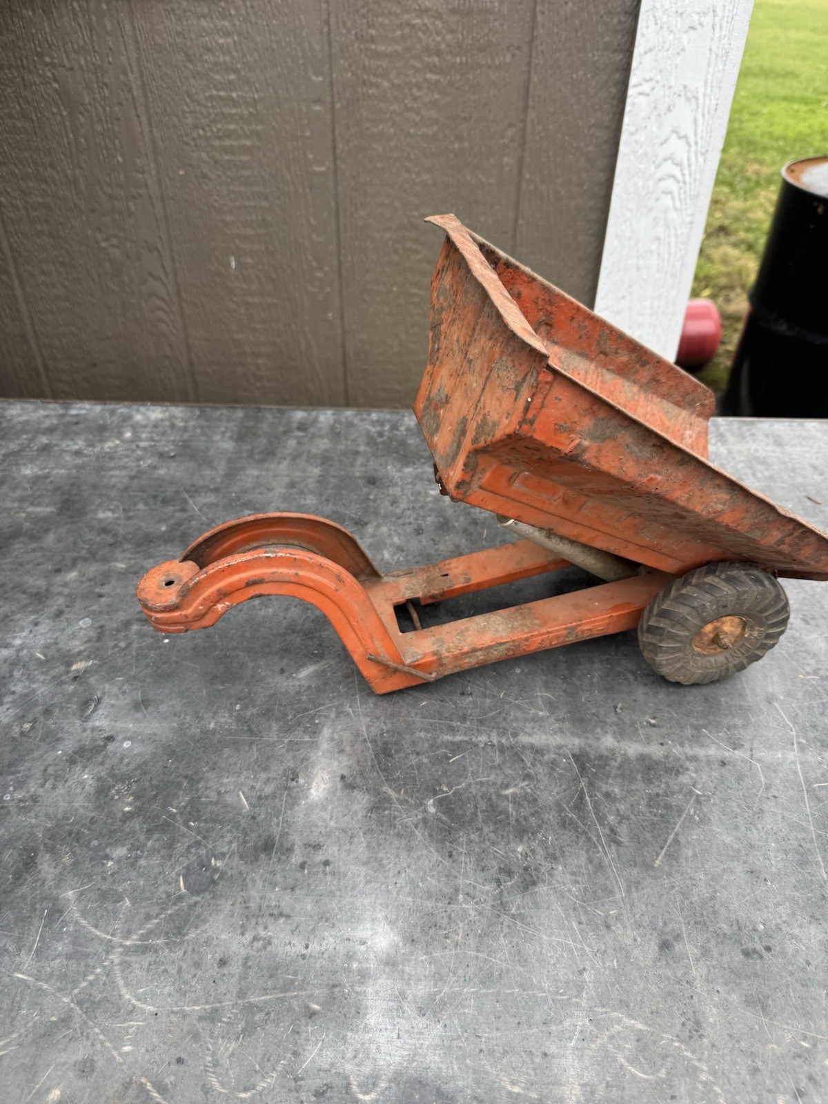 NYLINT HYDRAULIC DUMPER EARTH MOVER Incomplete Frozen Cylinder Parts