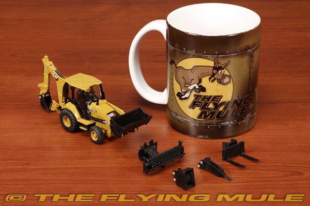 Diecast Masters 1:64 420 XE Backhoe Loader w/5 Work Tools