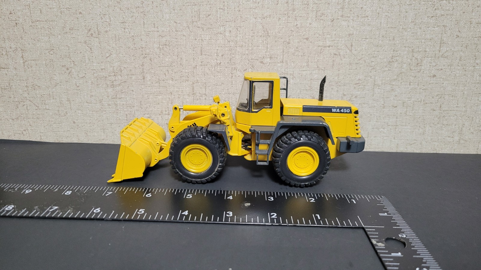 Conrad Model #2424 1:50 Komatsu WA 450 Wheel Loader Construction Equipment VHTF
