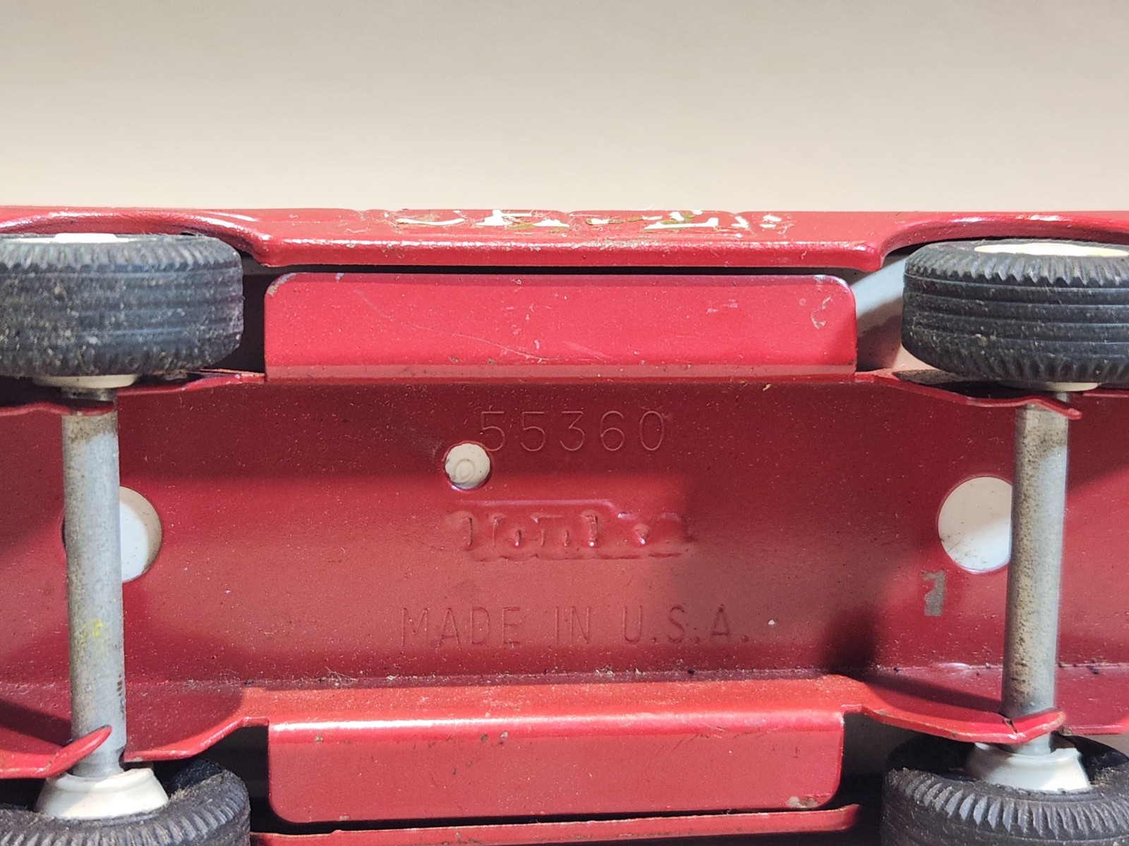 Tonka 55360 Fire Chief Van Diecast Vintage Firefighter Truck. See pics! Free shp