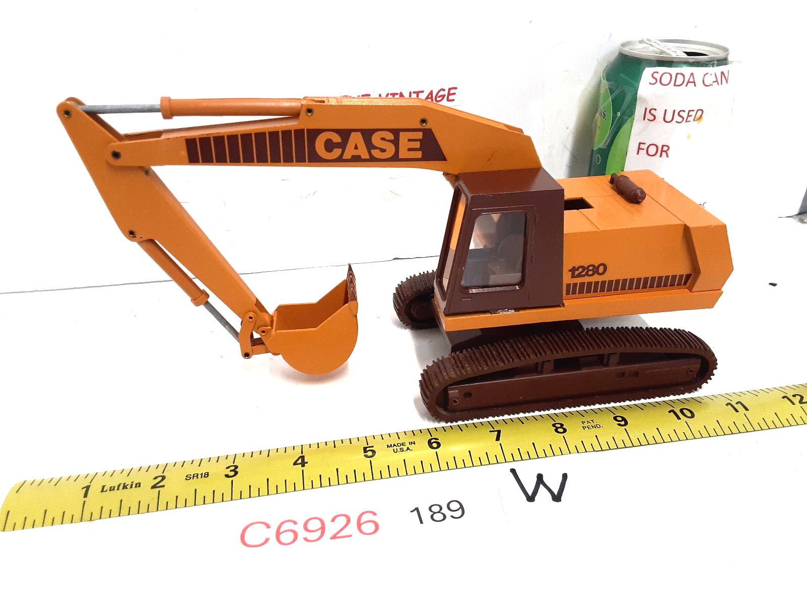 Vintage Conrad Case 1280 Excavator 1:35 Scale #2962 W Germany
