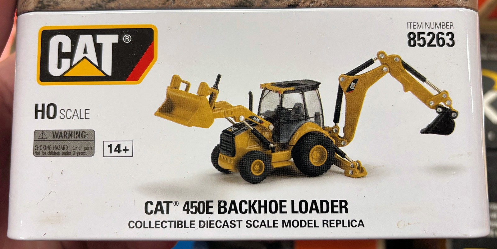 DIECAST MASTERS 85263 HO-scale CATERPILLAR 450E BACKHOE LOADER NIB NEW-IN-BOX