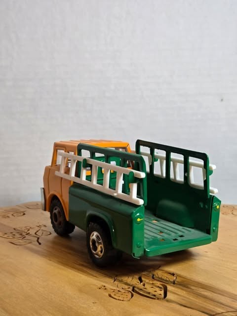 Vintage original 1971 Louis Marx Co. Stake Bed utility truck with ladder