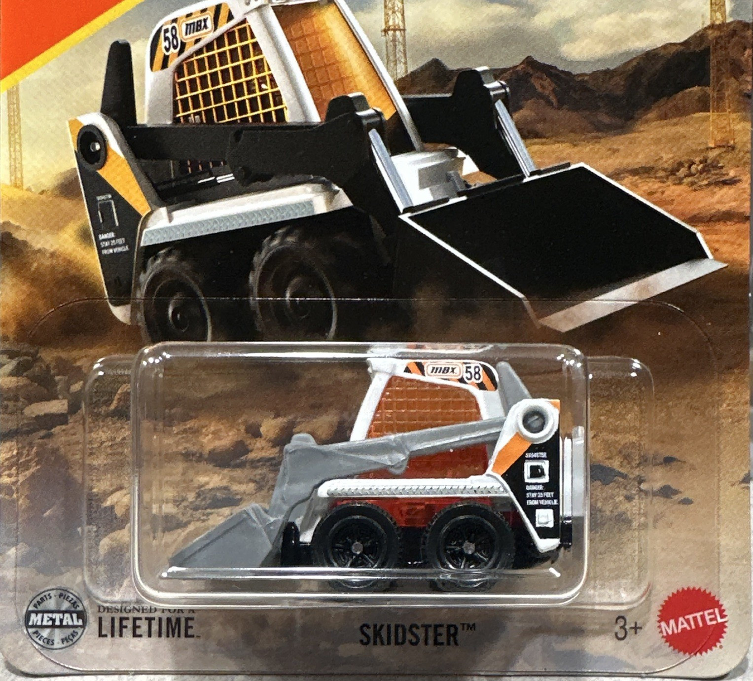 Matchbox Skidster Loader Diecast Construction Vehicle 121/125 Unopened Box
