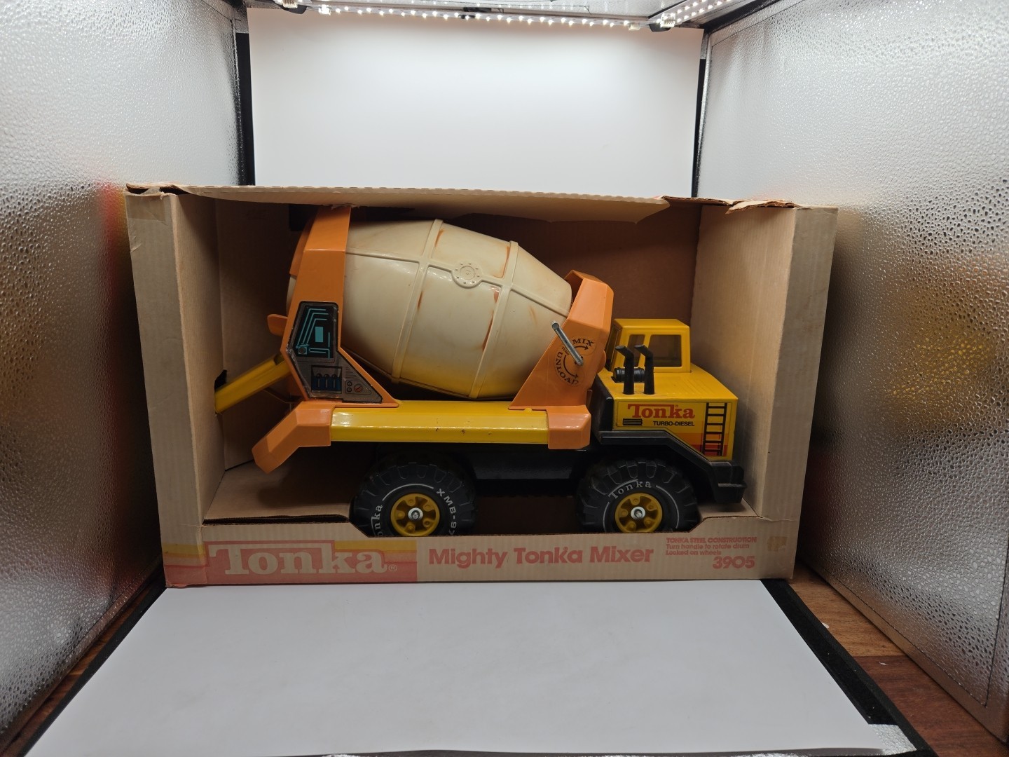1983 VINTAGE Tonka Turbo-Diesel Mighty Cement Mixer No.3905 NEW IN ORIG BOX RARE