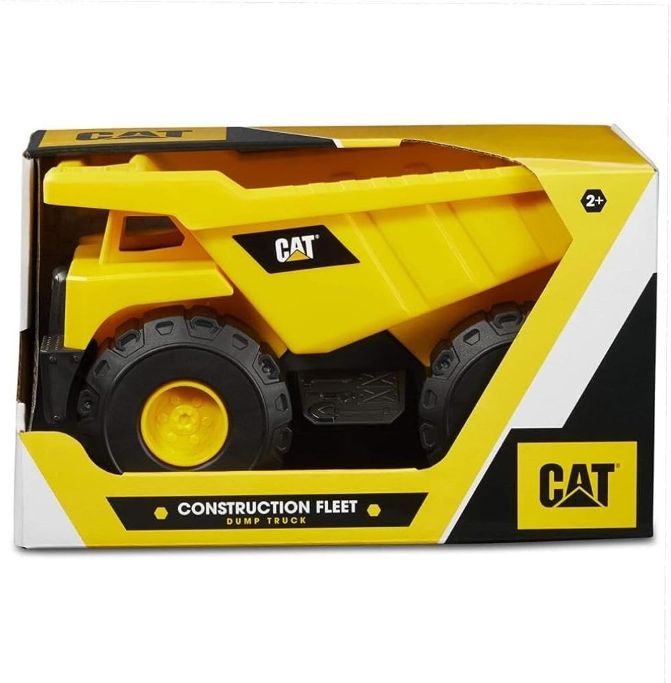 CAT Construction Toys, Construction Fleet 10&Prime; Dump Truck Toy – Heavy‑Duty Pla…