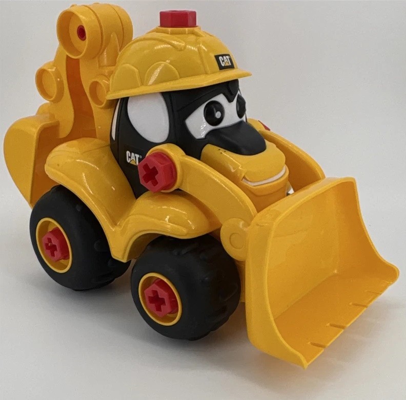 CAT Toy State Take Apart Construction Toy Lot Dump Truck Backhoe Loader Machine