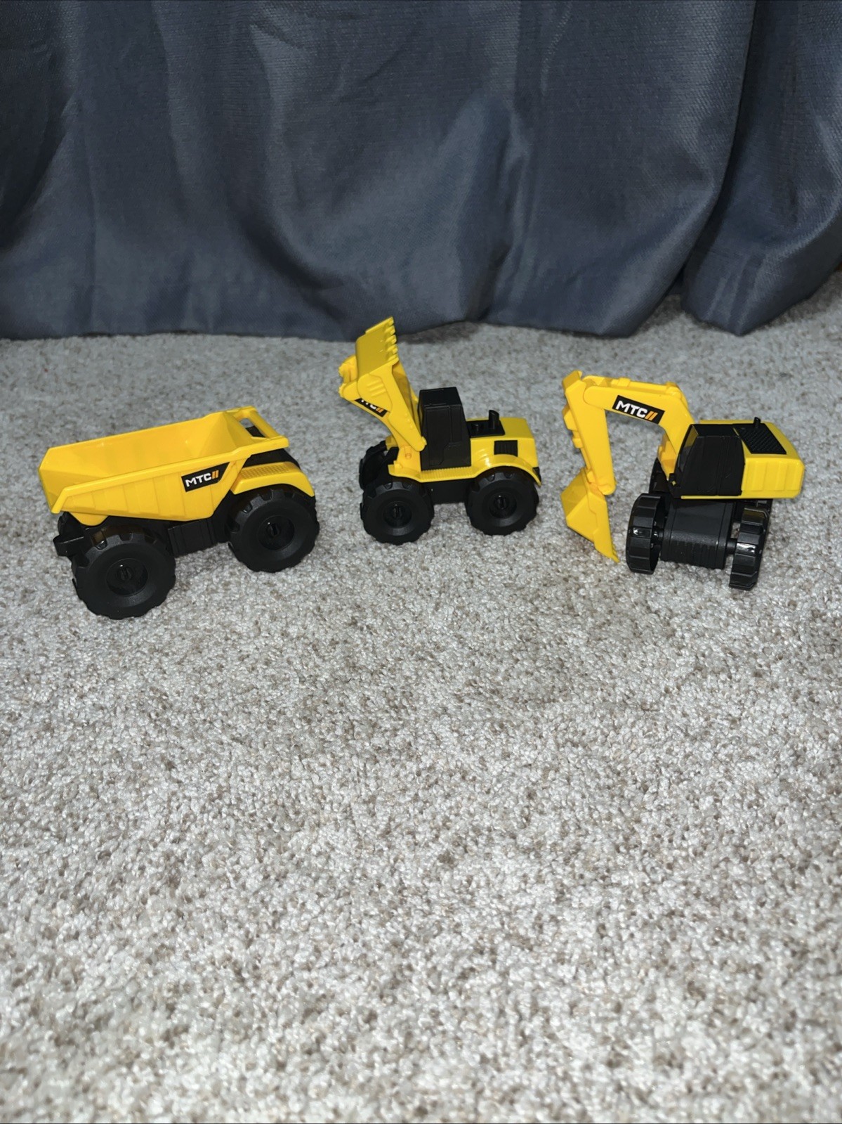 CAT Construction Mini Toy Set for Kids Ages 3+ Dump Truck, Loader, Excavator