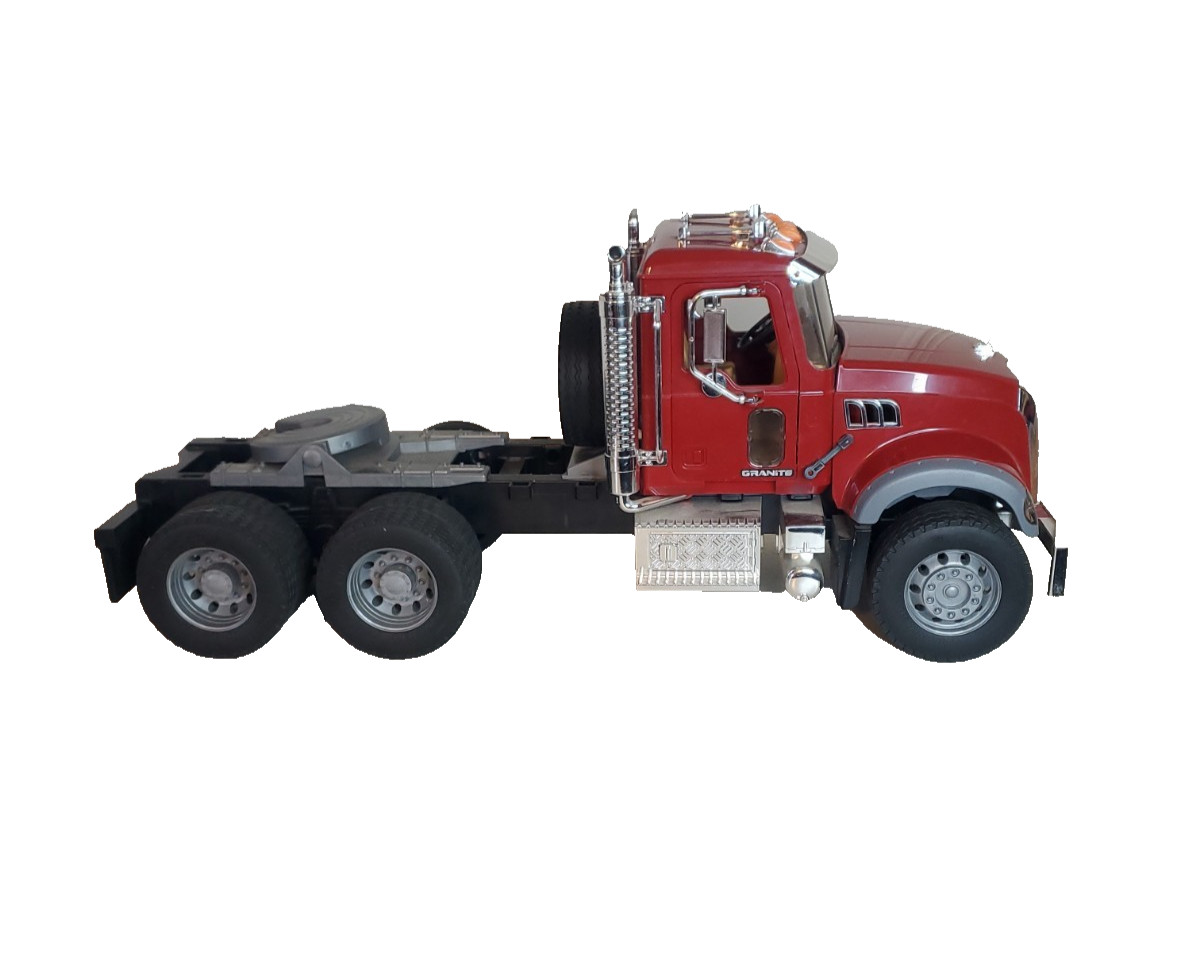 Bruder Mack Granite Red Semi Truck Cab Only 1:16 2007 Made in Germany