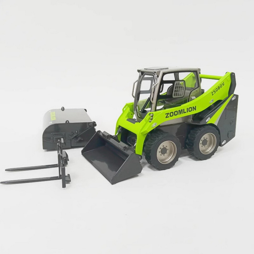 1/20 Scale ZOOMLION ZS080V Skid Steer Loader Diecast Model Toy Gift