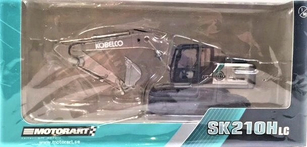 Motorart 401553 Kobelco SK210HLC Track Excavator Silver 1/50 Die-cast NEW MIB