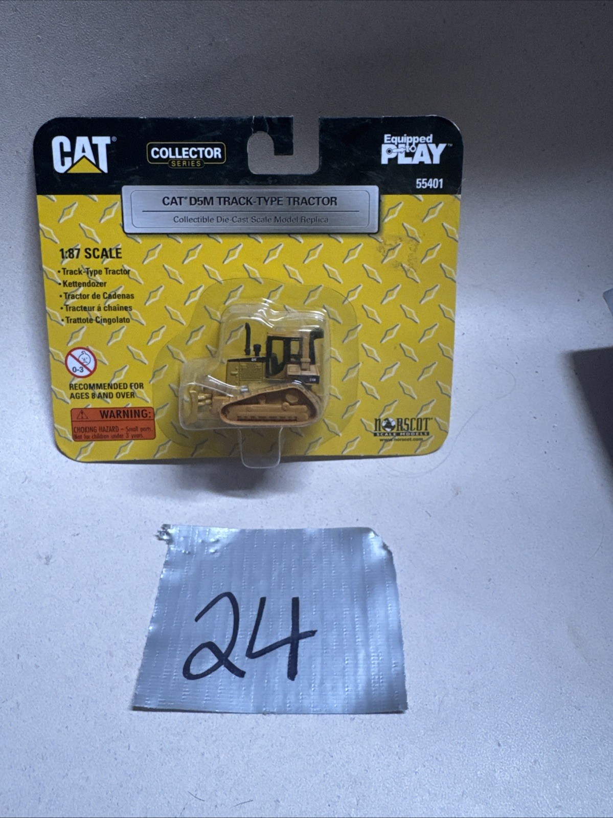 Norscot Collector Series CAT D5M TRACK-TYPE TRACTOR 1:87 Diecast 2005 A22
