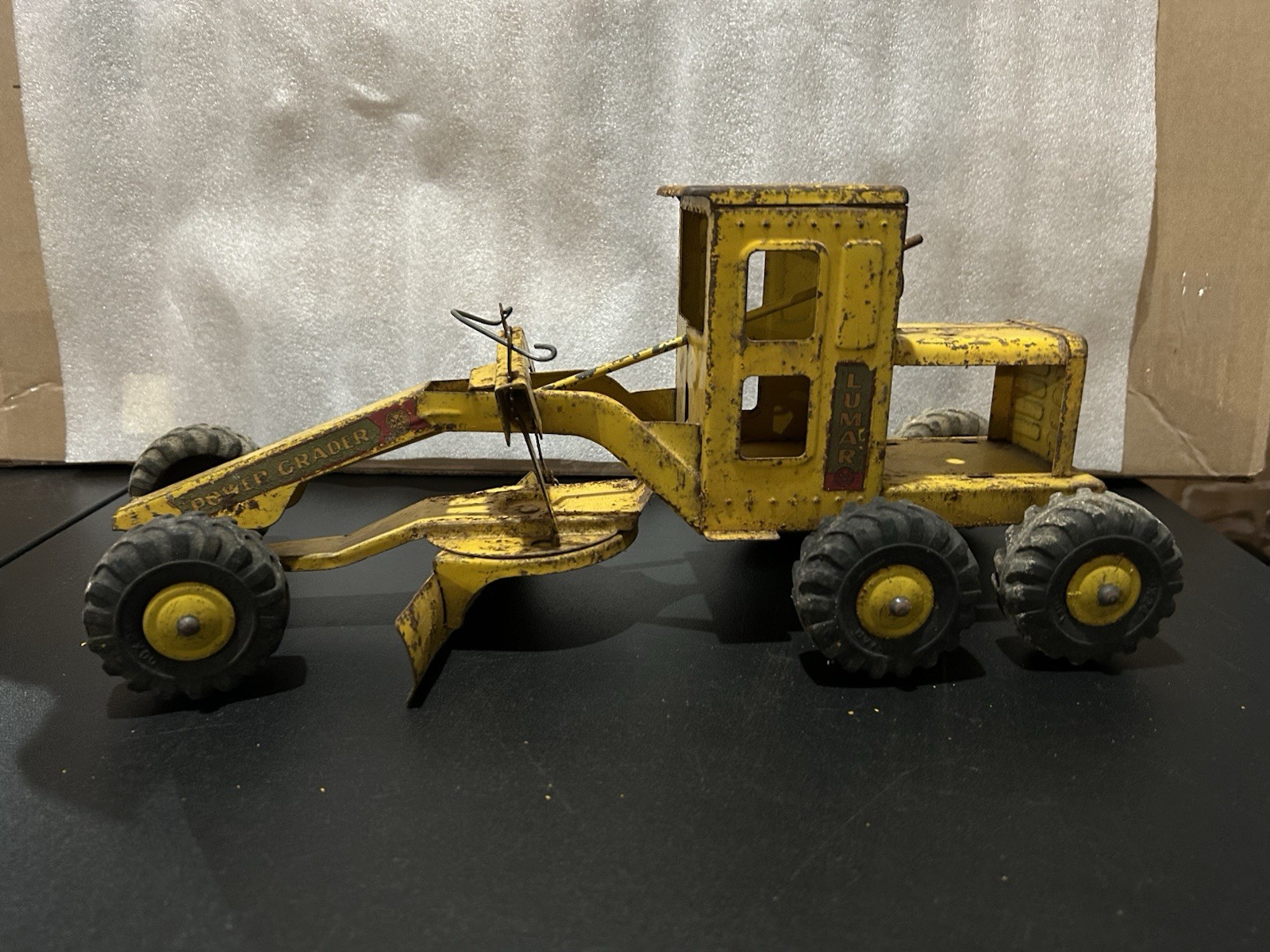 Marx Lumar Power Grader 1950s Pressed Steel Vintage Toy