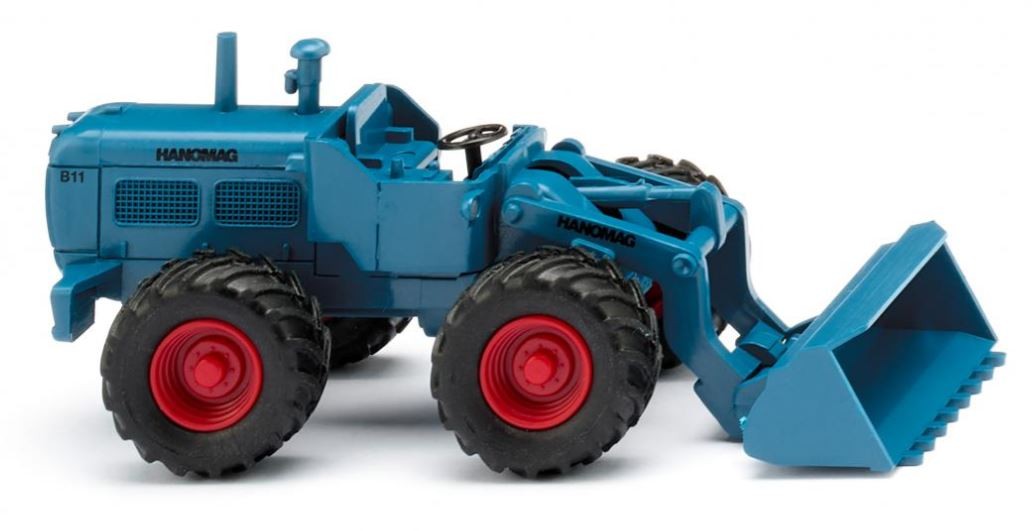 WIKING – blue construction machine Hanomag – 1/87 – WIK065111