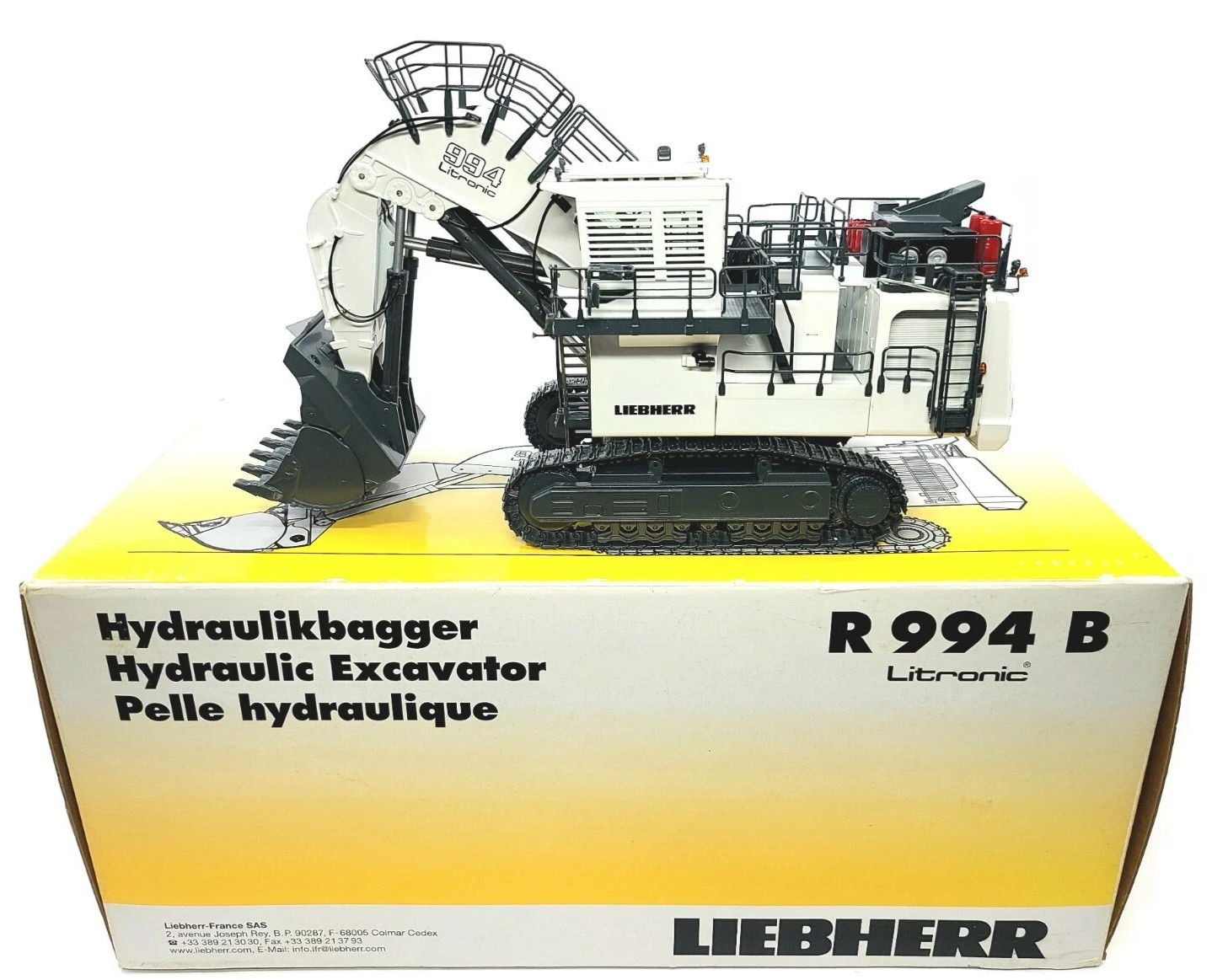 NZG 617 Liebherr R994 B Mining Front Shovel Excavator 1/50 Die-cast MIB