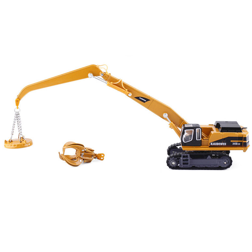 1/87 Scale Material Handler Crane Construction Vehicle Diecast Metal Model Toys