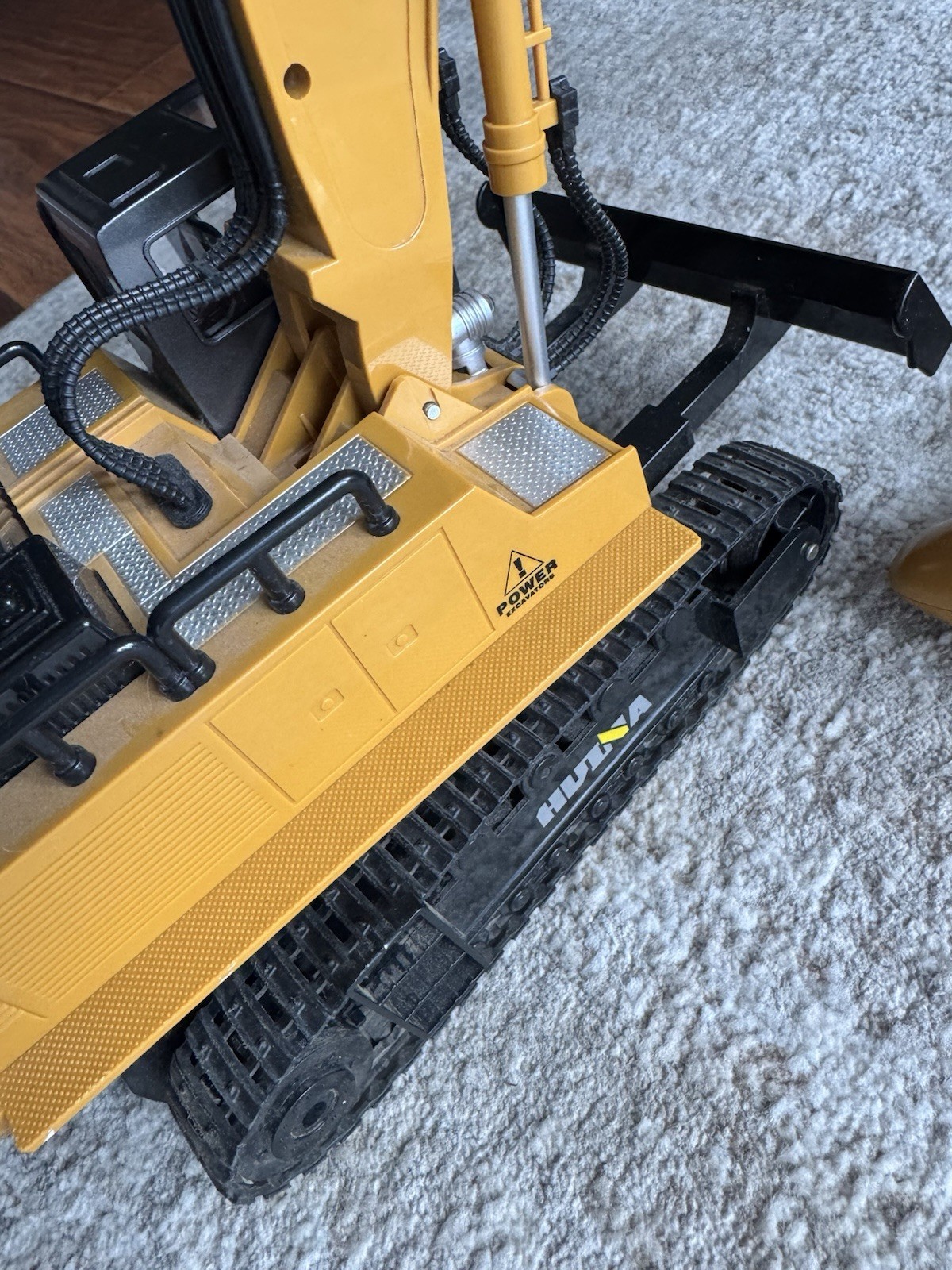 Hulna RC Excavator With Control Tested WORKS *No Battery Charger*