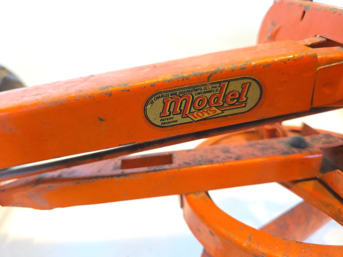 Doepke Model Toys Adams Road Grader Diesel Motor Steel 1950&rsquo;s Vintage Fair Cond