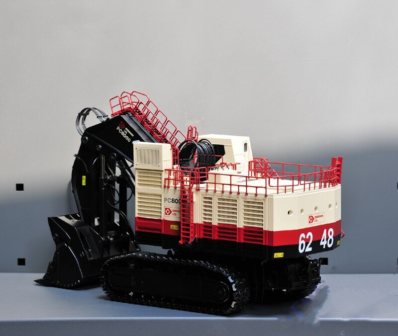 1:50 BYMO PC8000-6 Electric Shovel « Drummond  » Excavator Equipment Diecast Model