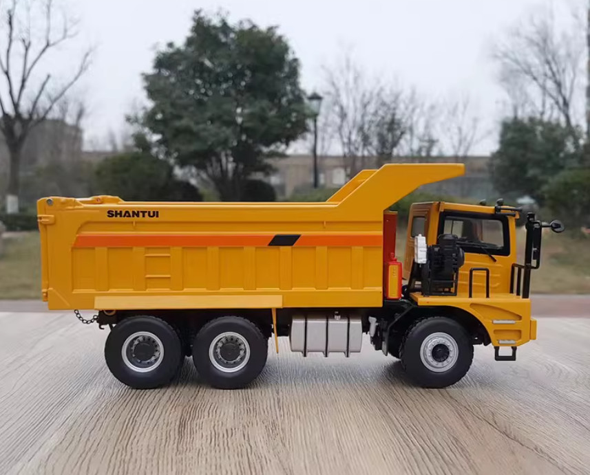 1:35 26CM SHANTUI Mining Dump Truck Construction Equipment Machine Diecast Model