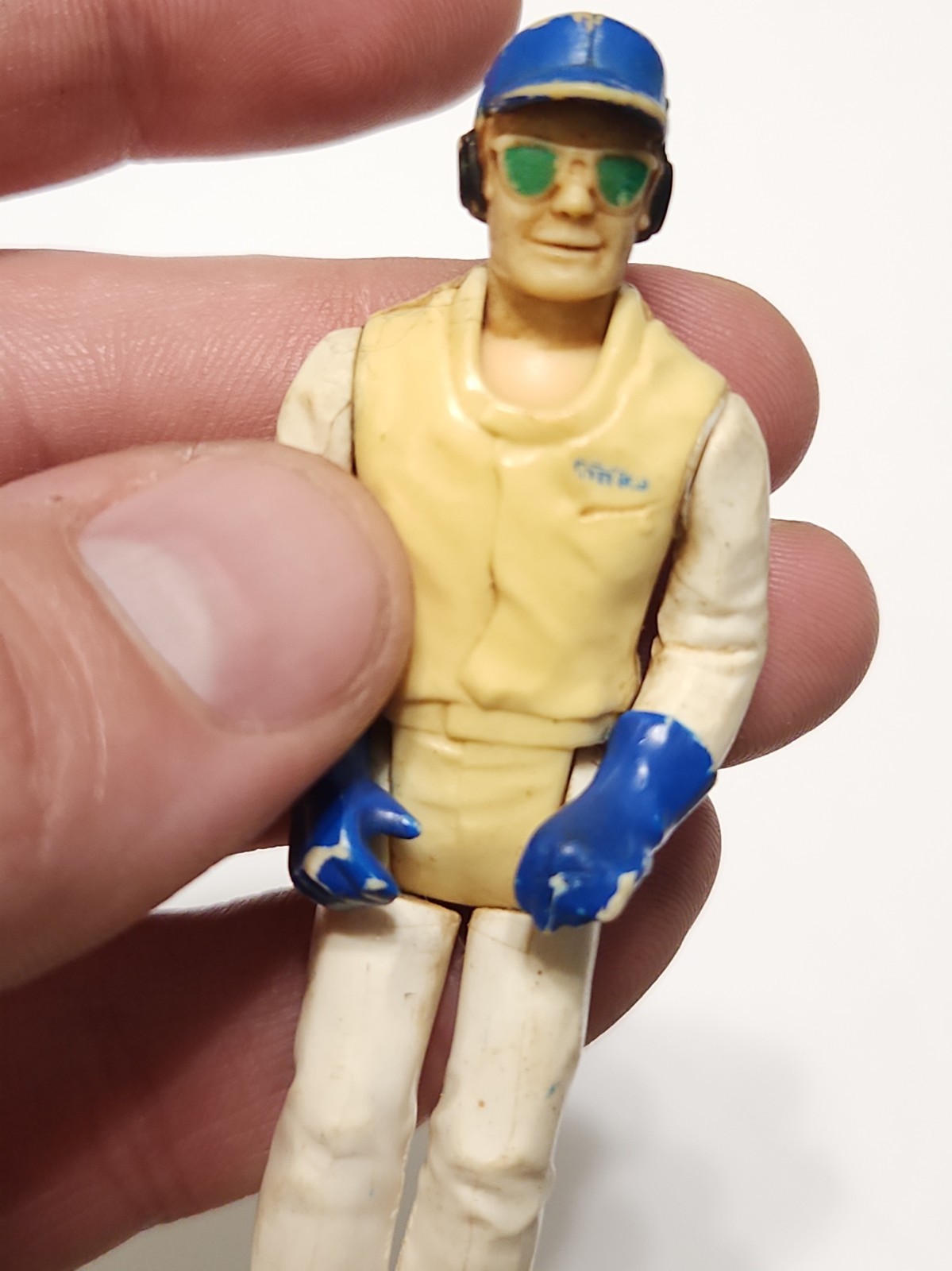 Vintage 1979 Tonka AJ Foyt Racing Team Mechanic & Flight Squadron Figures