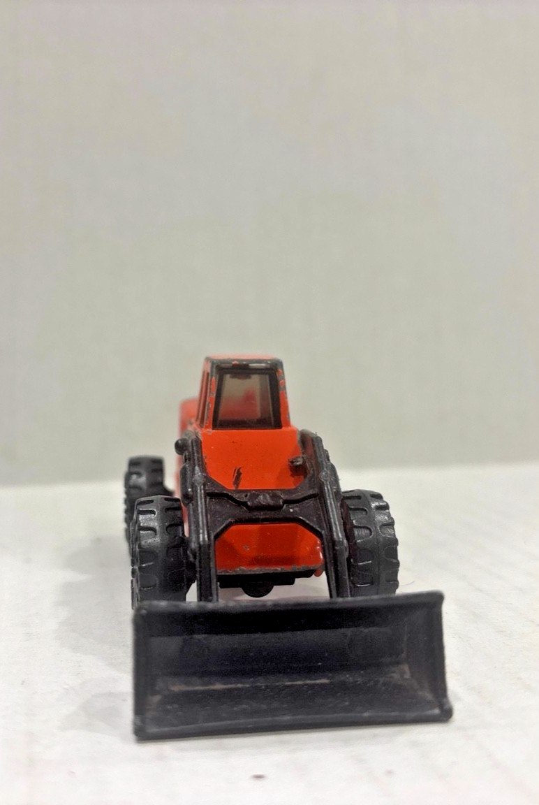 Vintage 1992 Tonka Front Loader Wheel Loader Toy Orange Black Free Ship