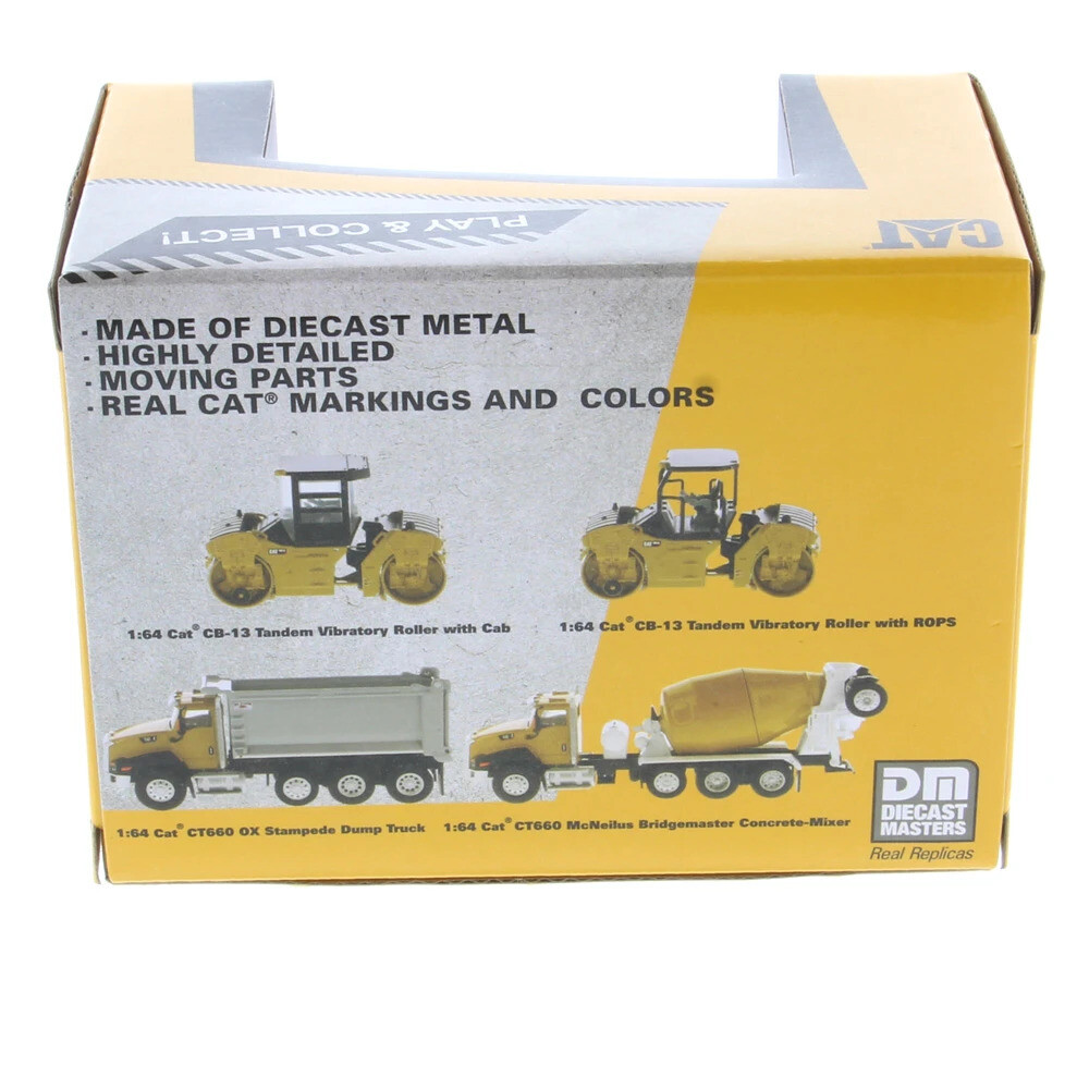 Diecast Masters 85631 Cat CB-13 Tandem Vibratory Roller with CAB 1/64 Scale