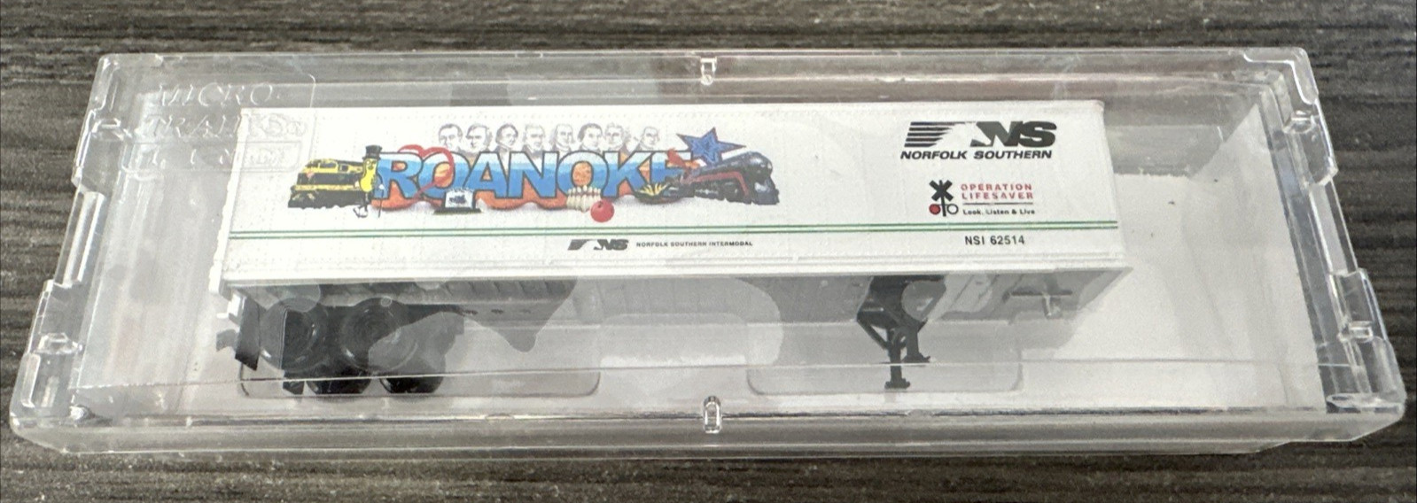 Micro-Trains N Scale 2014 Roanoke Cityscape Trailer – Norfolk Southern NIB!