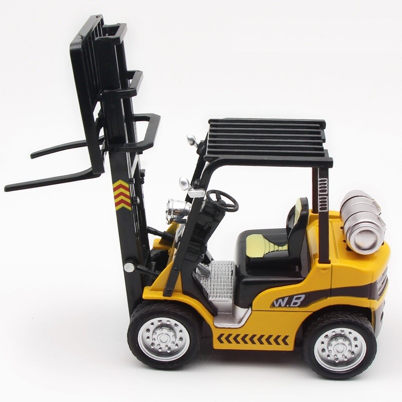 1/24 Forklift Truck Construction Equipment Model Diecast Fork Truck Toy Vehicle