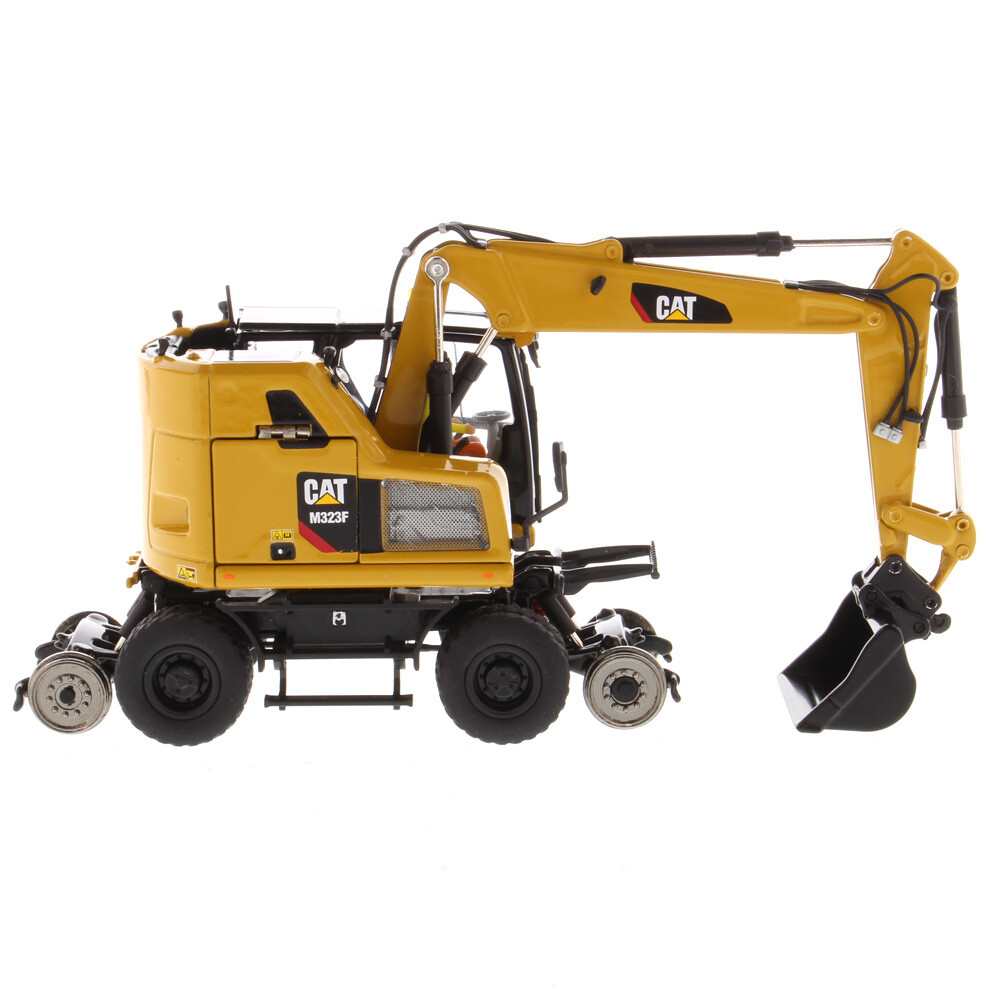 1/50 CAT CATERPILLAR M323F RAILROAD WHEELED EXCAVATOR DIECAST MASTERS 85662