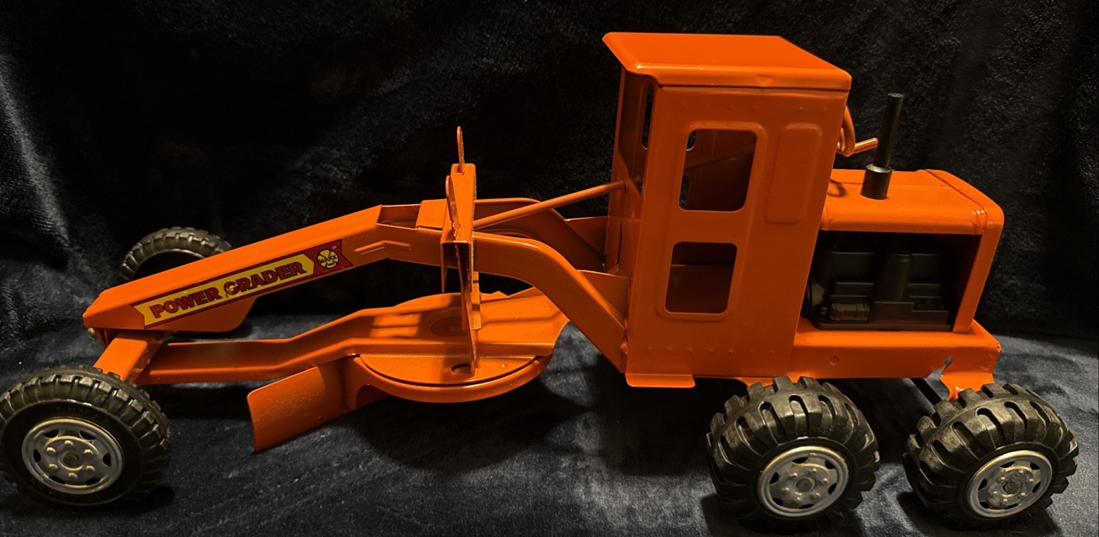 1950s Louis MARX Heavy Duty Pressed Steel Road Grader NIB