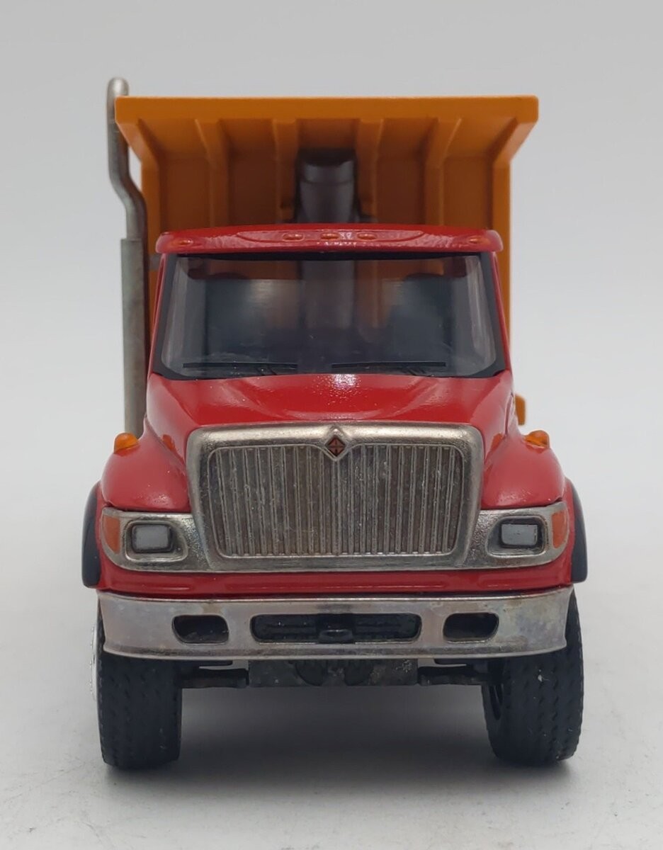 Conrad 1:50 Die-Cast Red/Yellow International 7000 Dump Truck EX