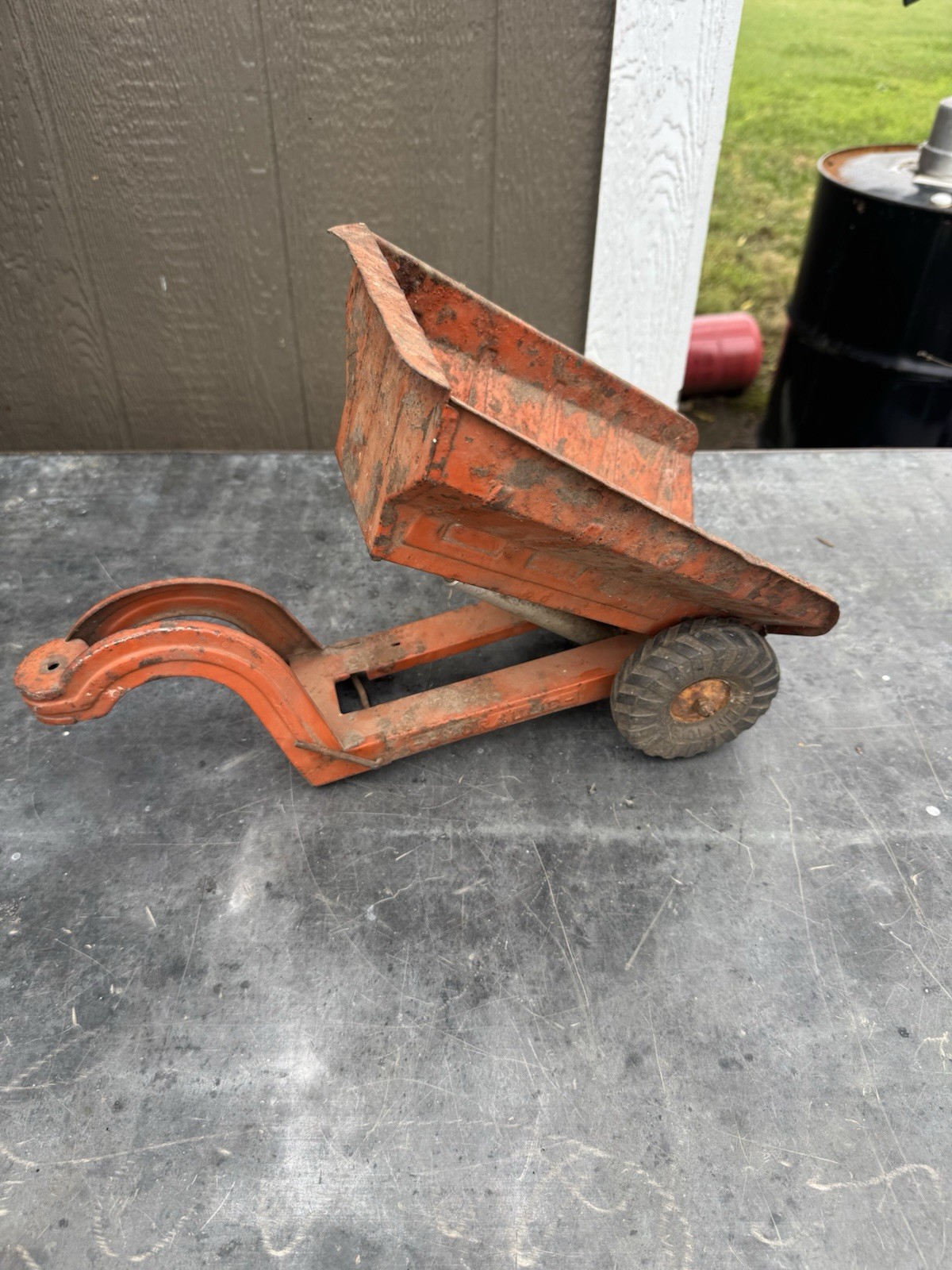 NYLINT HYDRAULIC DUMPER EARTH MOVER Incomplete Frozen Cylinder Parts